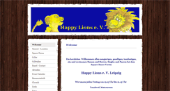 Desktop Screenshot of happylions.de