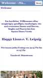 Mobile Screenshot of happylions.de